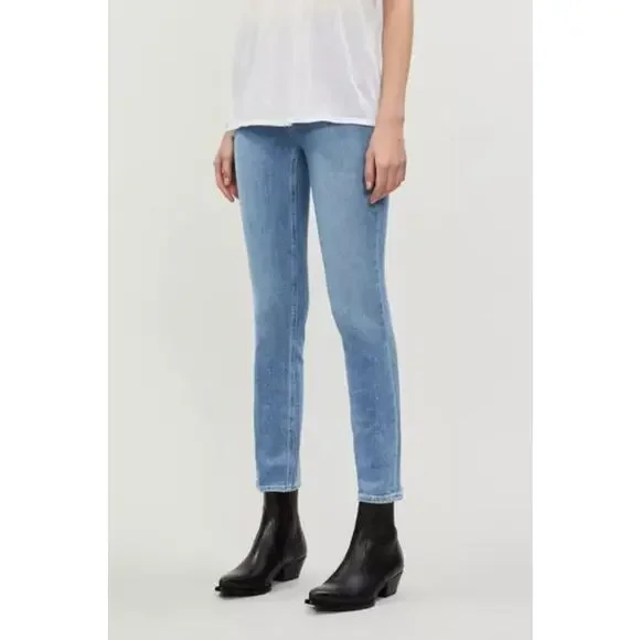 PAIGE DENIM Hoxton Ankle Skinny Denim Jean in Hot Toddy Light Wash // 28 - Picture 3 of 12